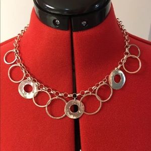 Silpada Sterling  circle choker necklace vintage